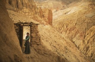 La porte de Konchok ling porte kongchok ling nepal mustang trek aventure himalaya